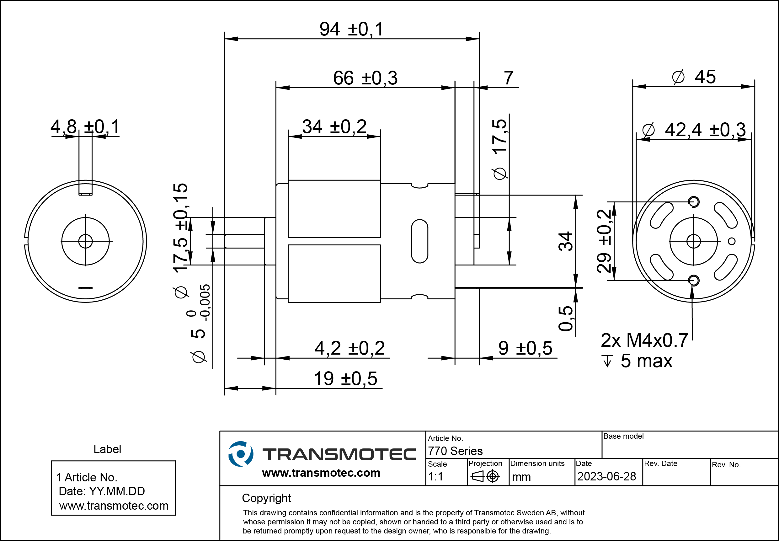 Elektromotor 12V/2,0KW 12MD12LSTWAZ